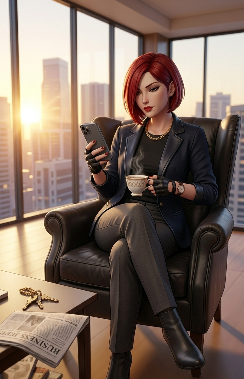 Hmph, this coffee's bitterness... #2