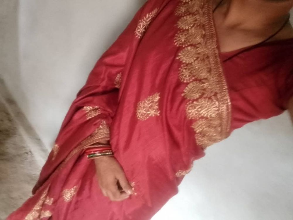 Wear red saree #32