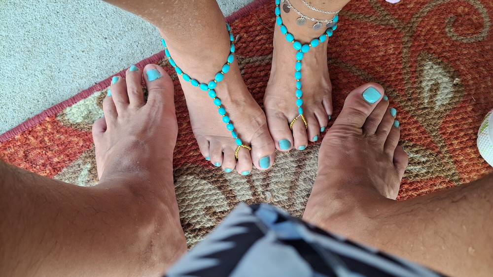 Showing our toes and some foot jewelry #10