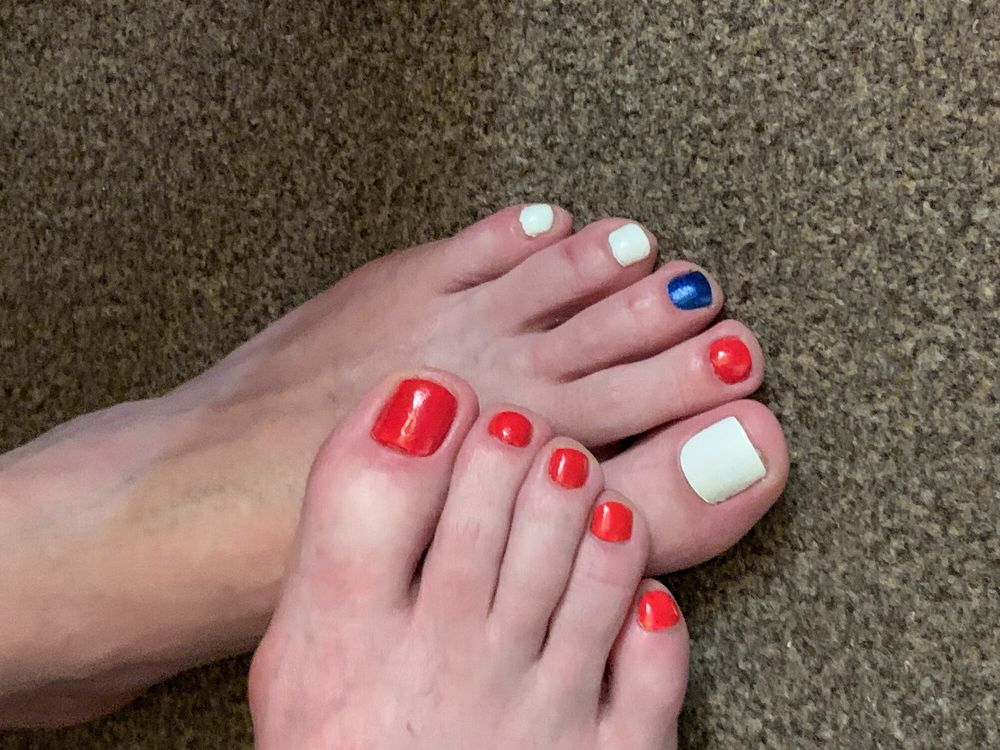 More pics of my feet n toes #6