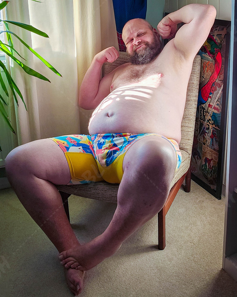 Fun Nude Fat Bear #5