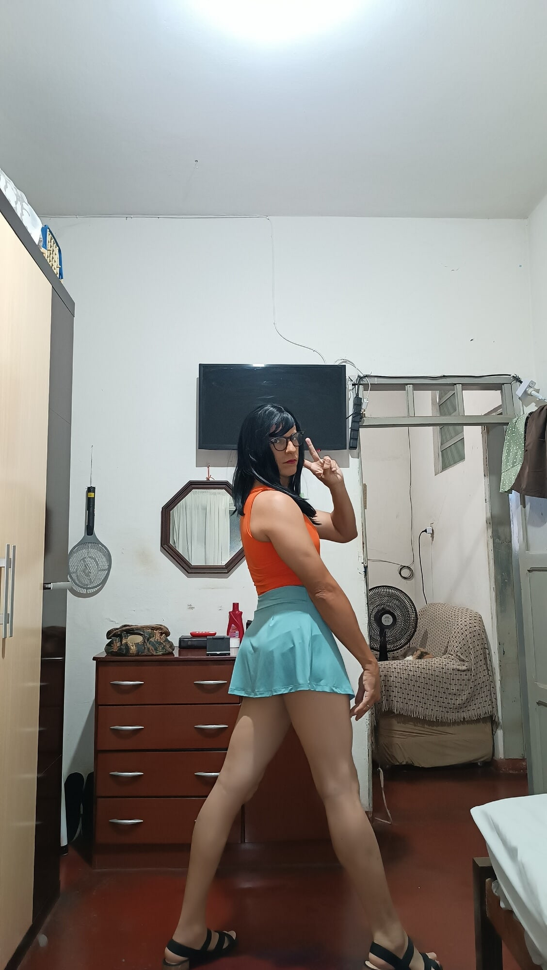 Sakura Bodysuit Orange Green Dresser  #10