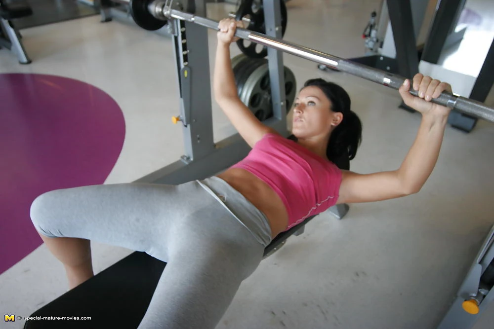 Naked Mature Mothers do Naked Exercises at Gym PART 2 #4