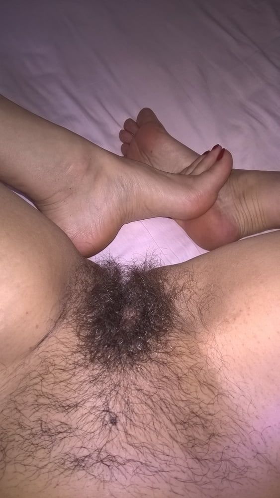 Hairy Mature Wife JoyTwoSex Feet #9