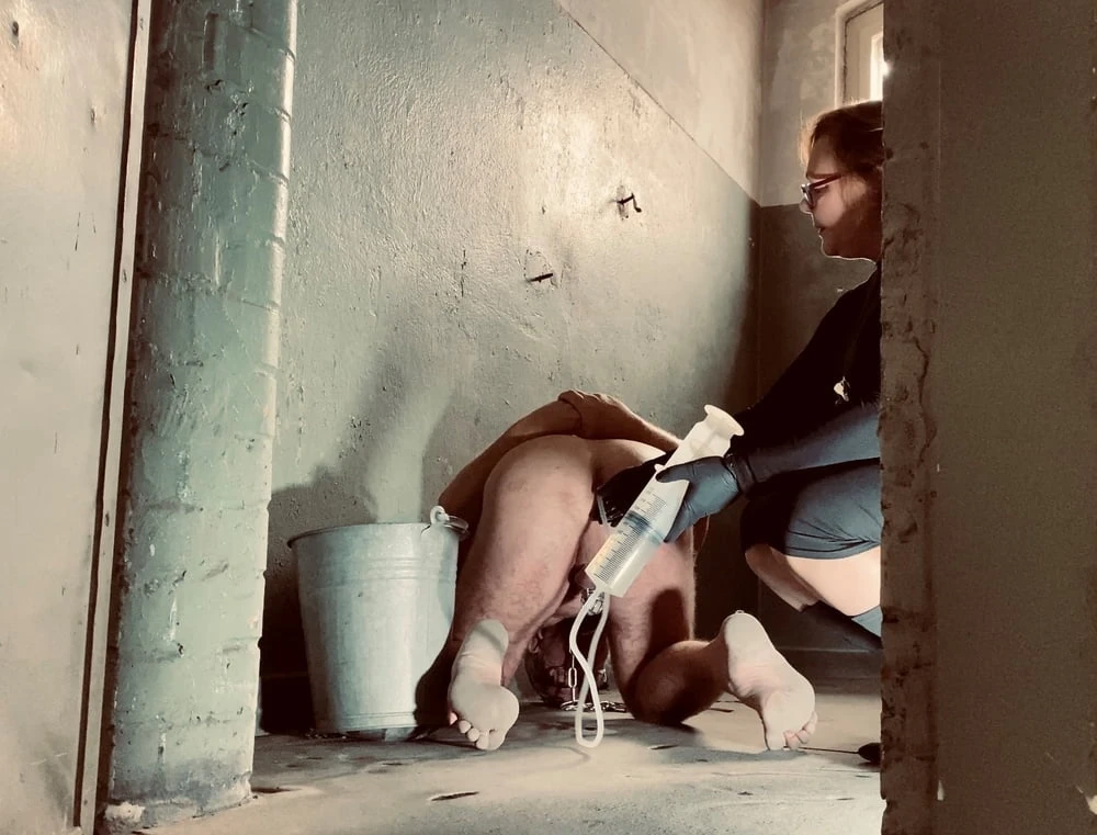 Warden Mistress April takes her Slave to prison #26