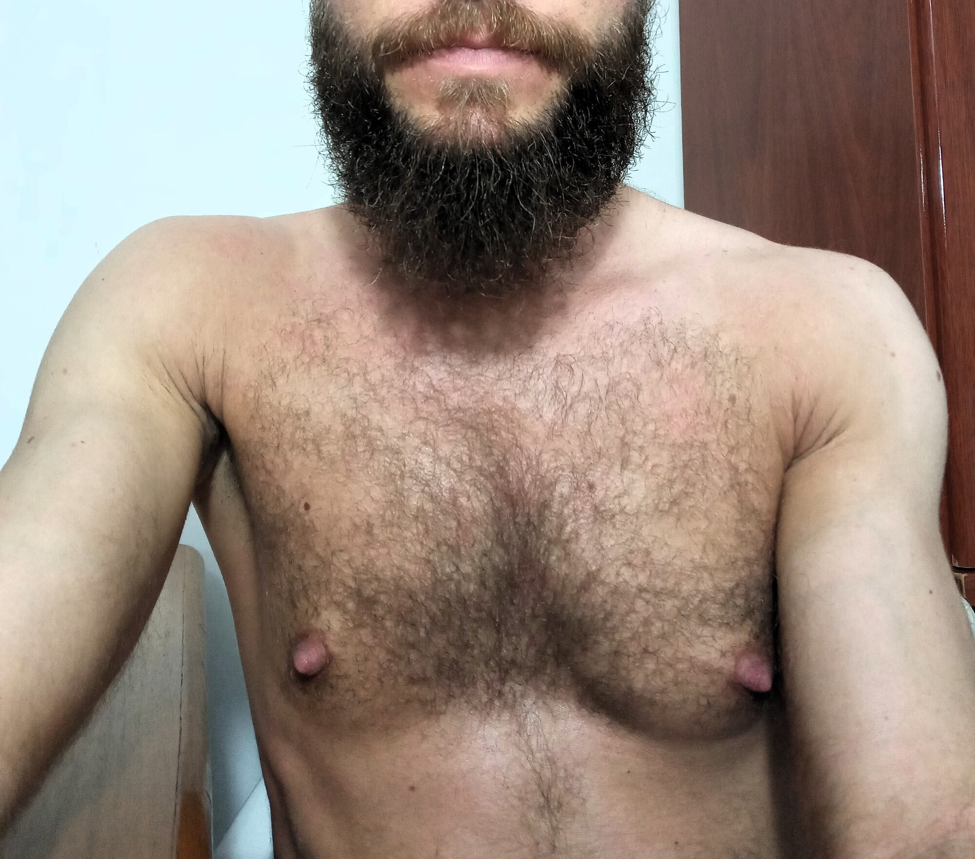Beard, Hairy Chest and Big Nipples #12