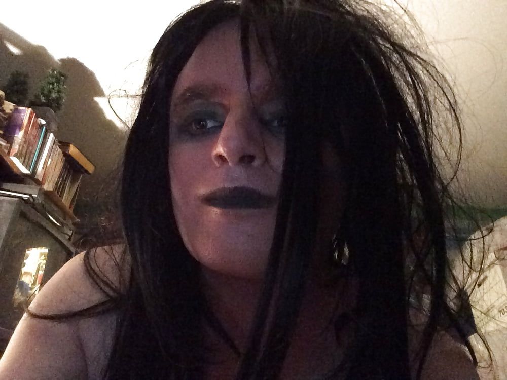 Scary freaky goth sissy #2