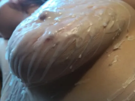 breasts in hot wax         