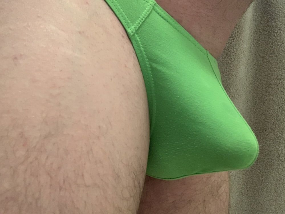 Green thong