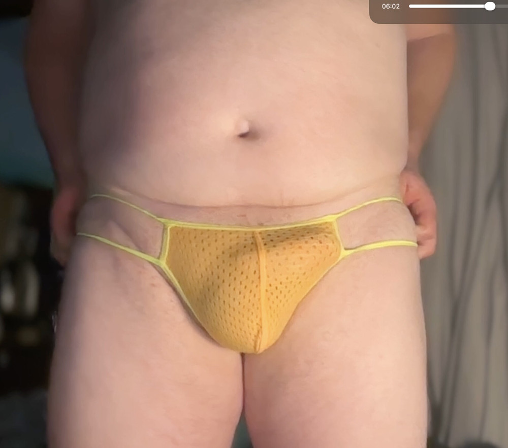 Small chubby cock on full display  #28