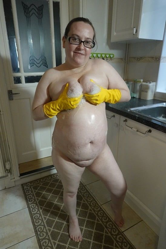 Nude Messy Rubber gloves #15