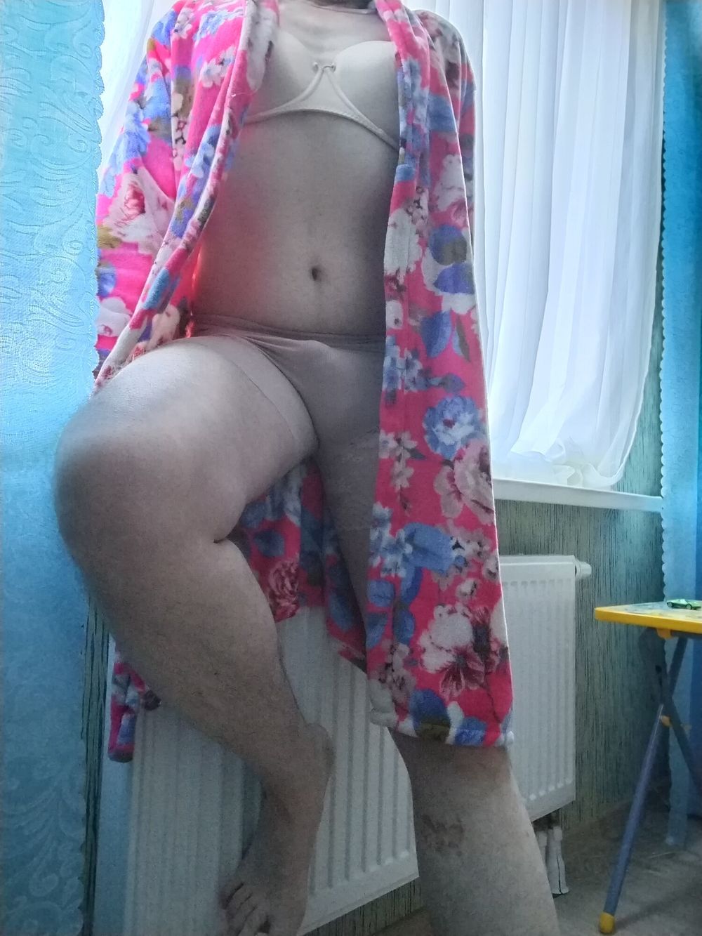 Crossdresser near the window #3