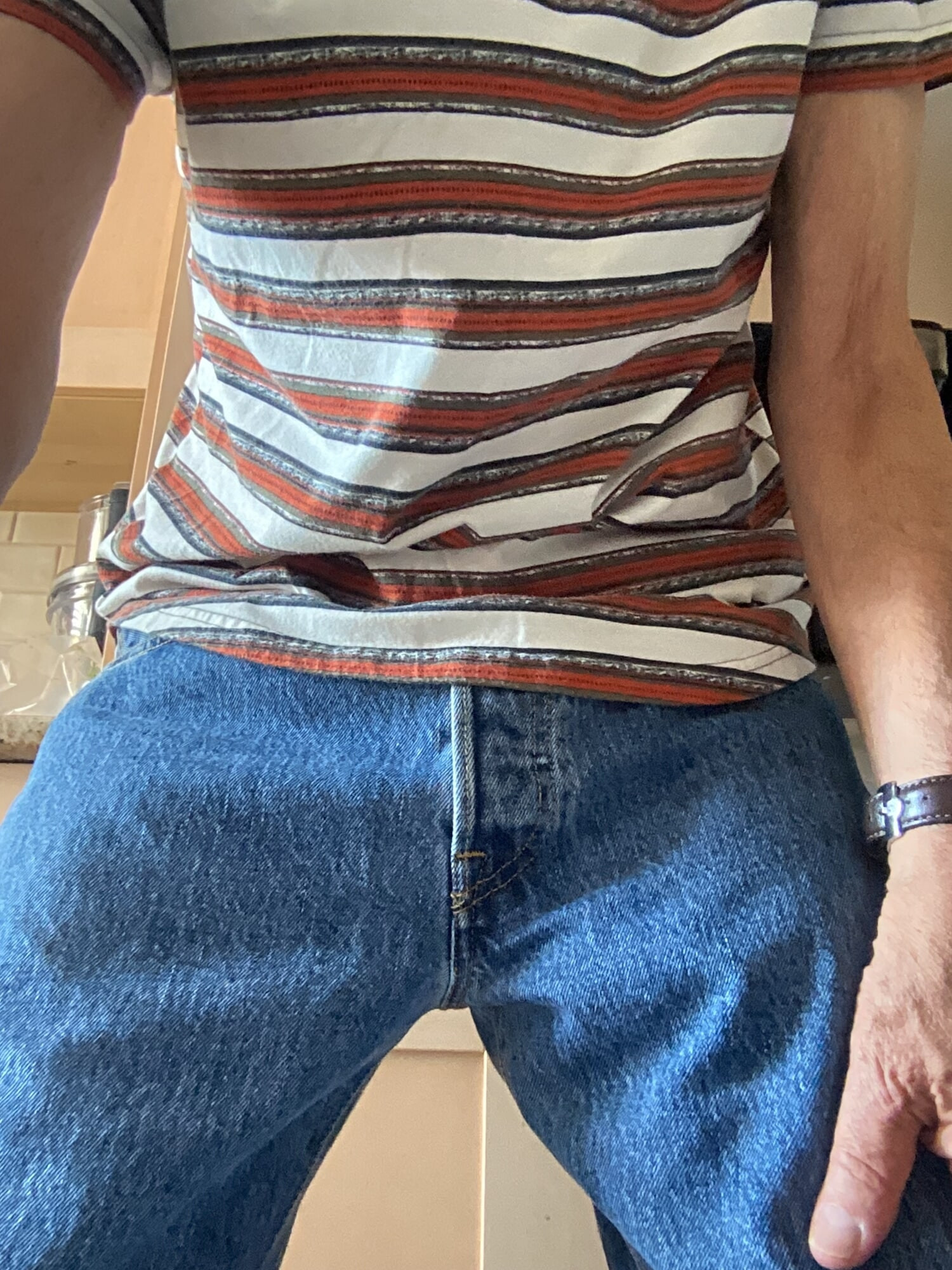 Button fly jeans get undone