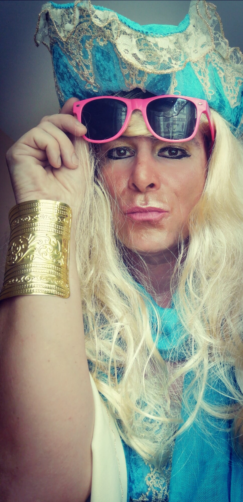 Moi en blonde 