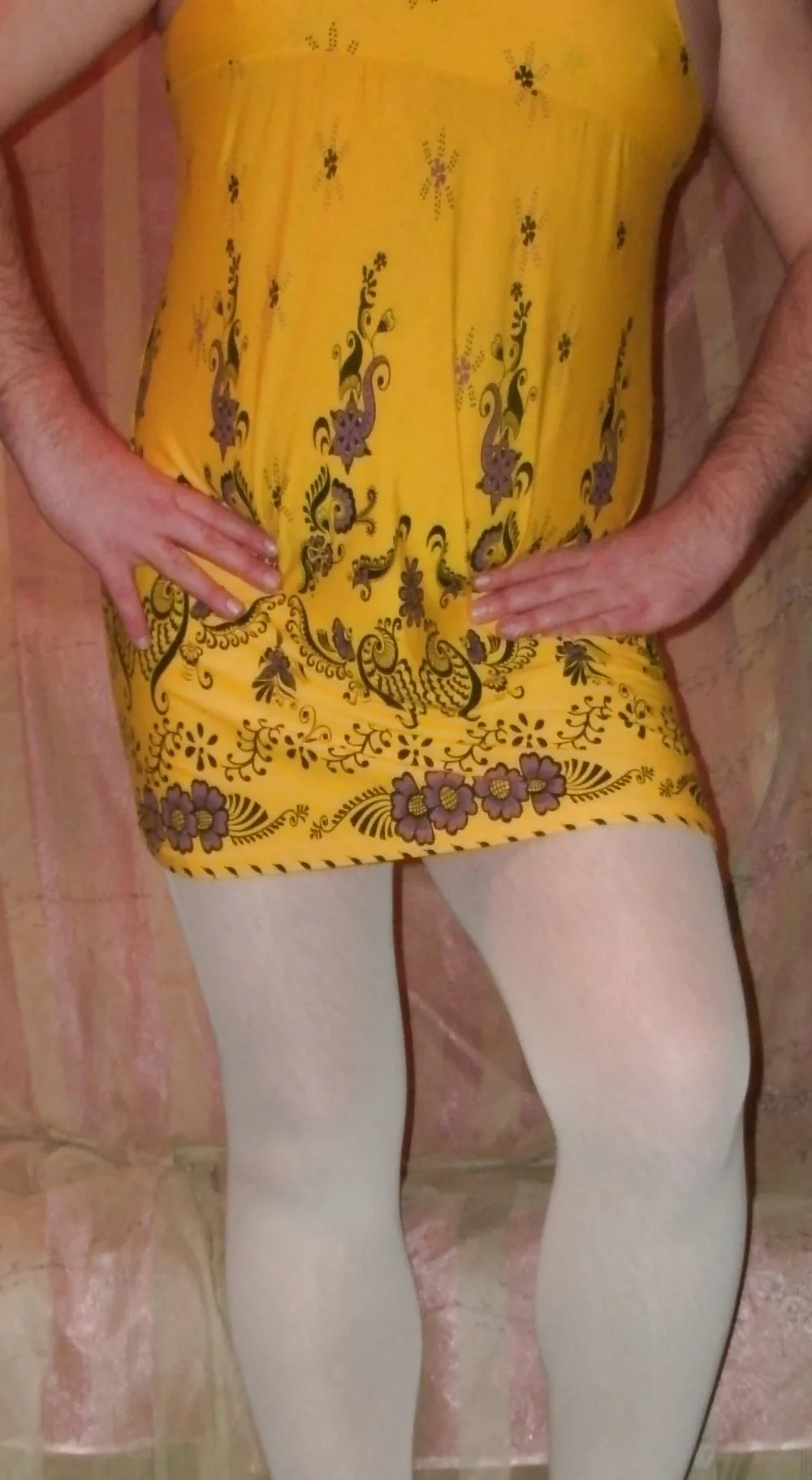 Sissy Boy Lovelaska - Yellow sarafan #3