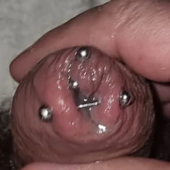 CUM COCK PIERCED