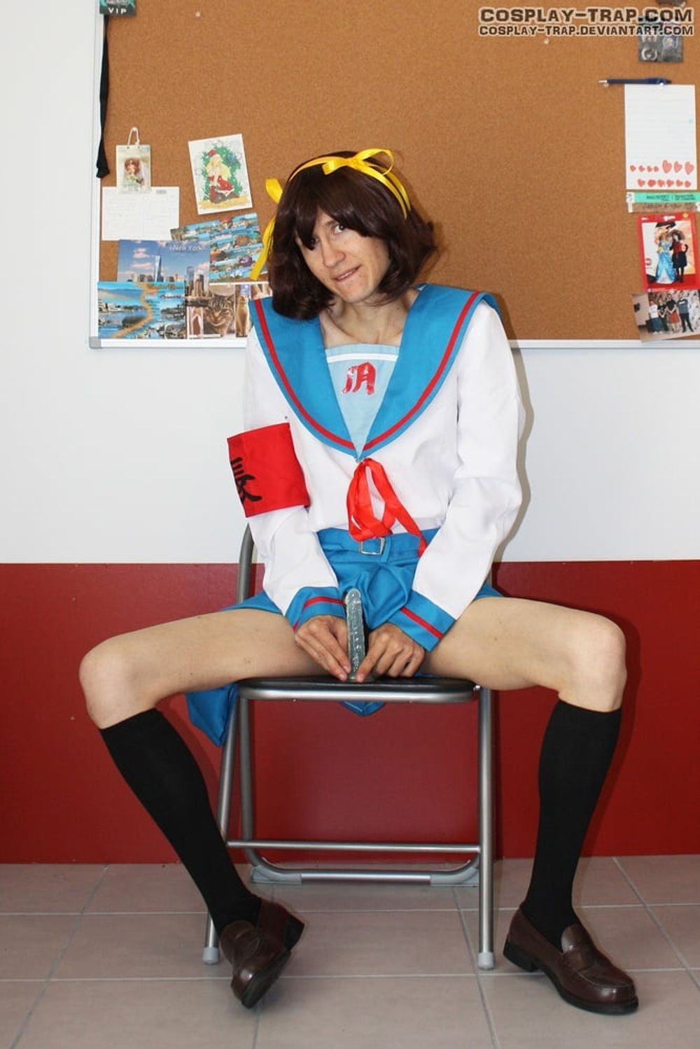  Crossdress cosplay Haruhi secret toy #7