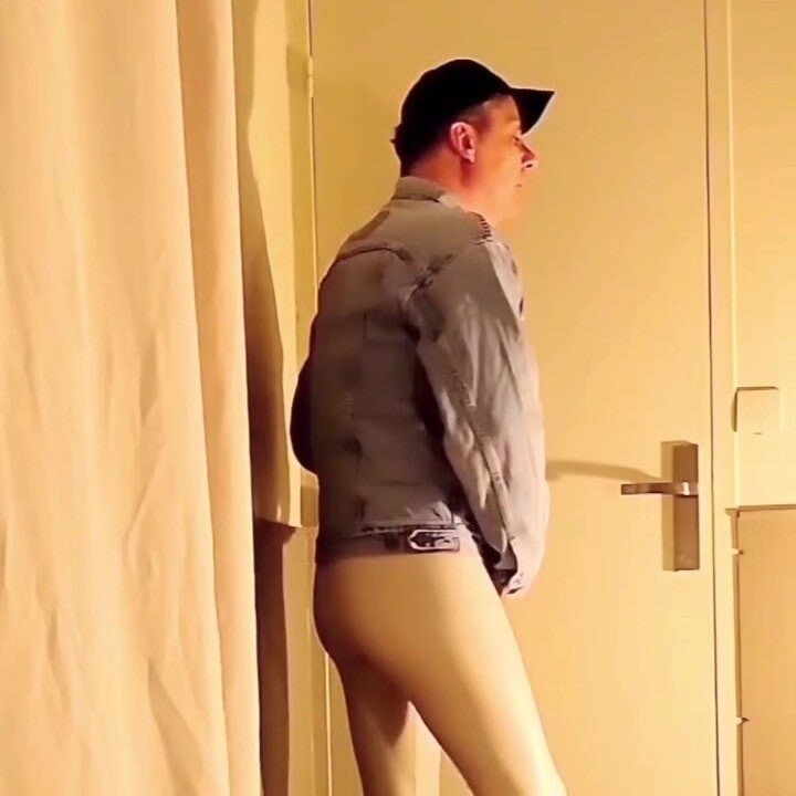 Best Moments - White Vinyl Leggings and Dildo Riding #4