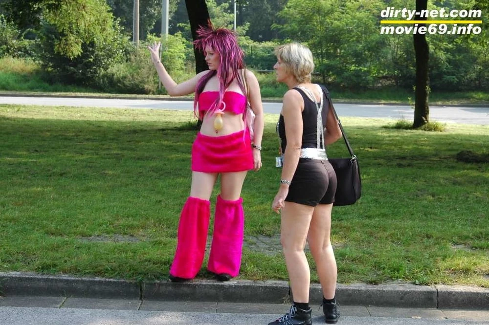 Blowjob at the Loveparade in Essen with Dany Sun &amp; Nathalie #13