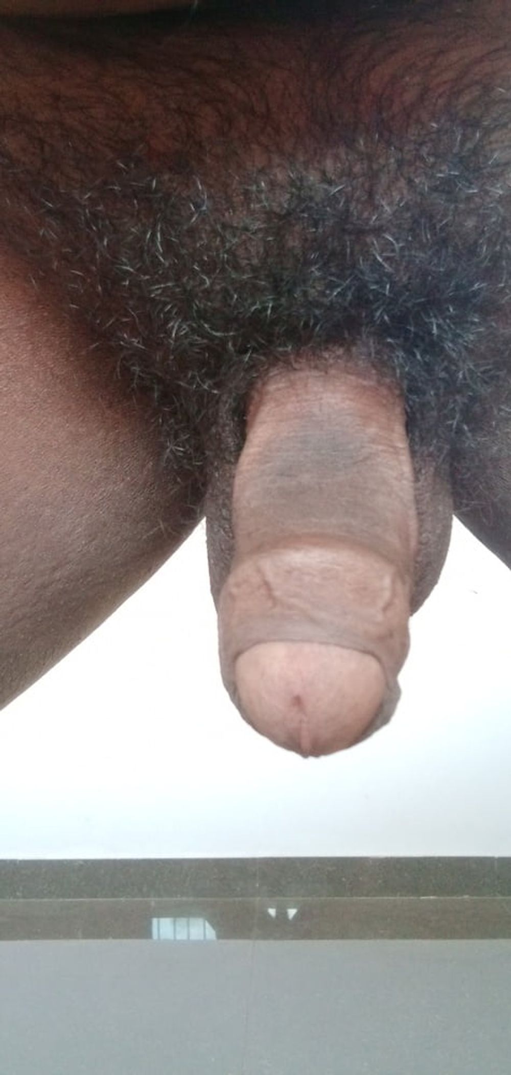 Close view of Indian men Chandresha&#039;s penis and round ball #4