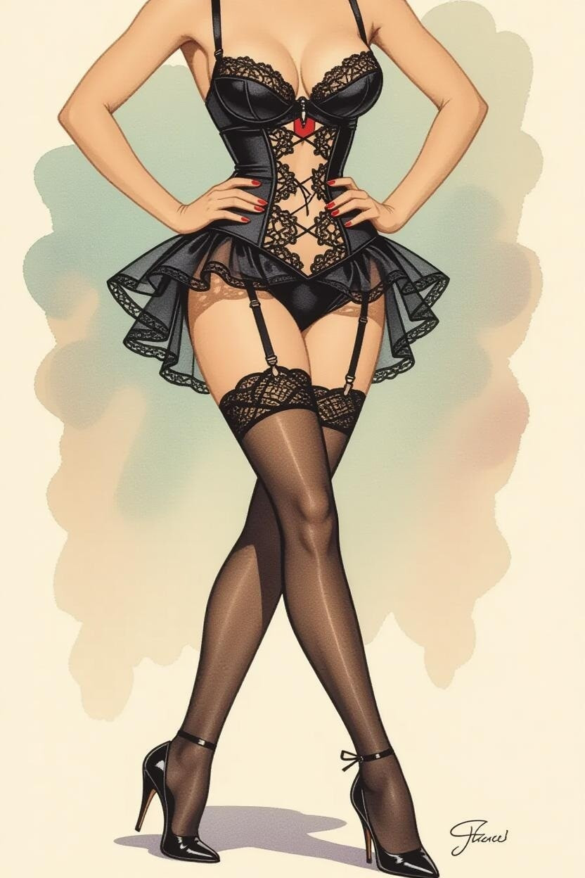 Pixwhores Experimental Enhanced: Glamorous Stockings. #22
