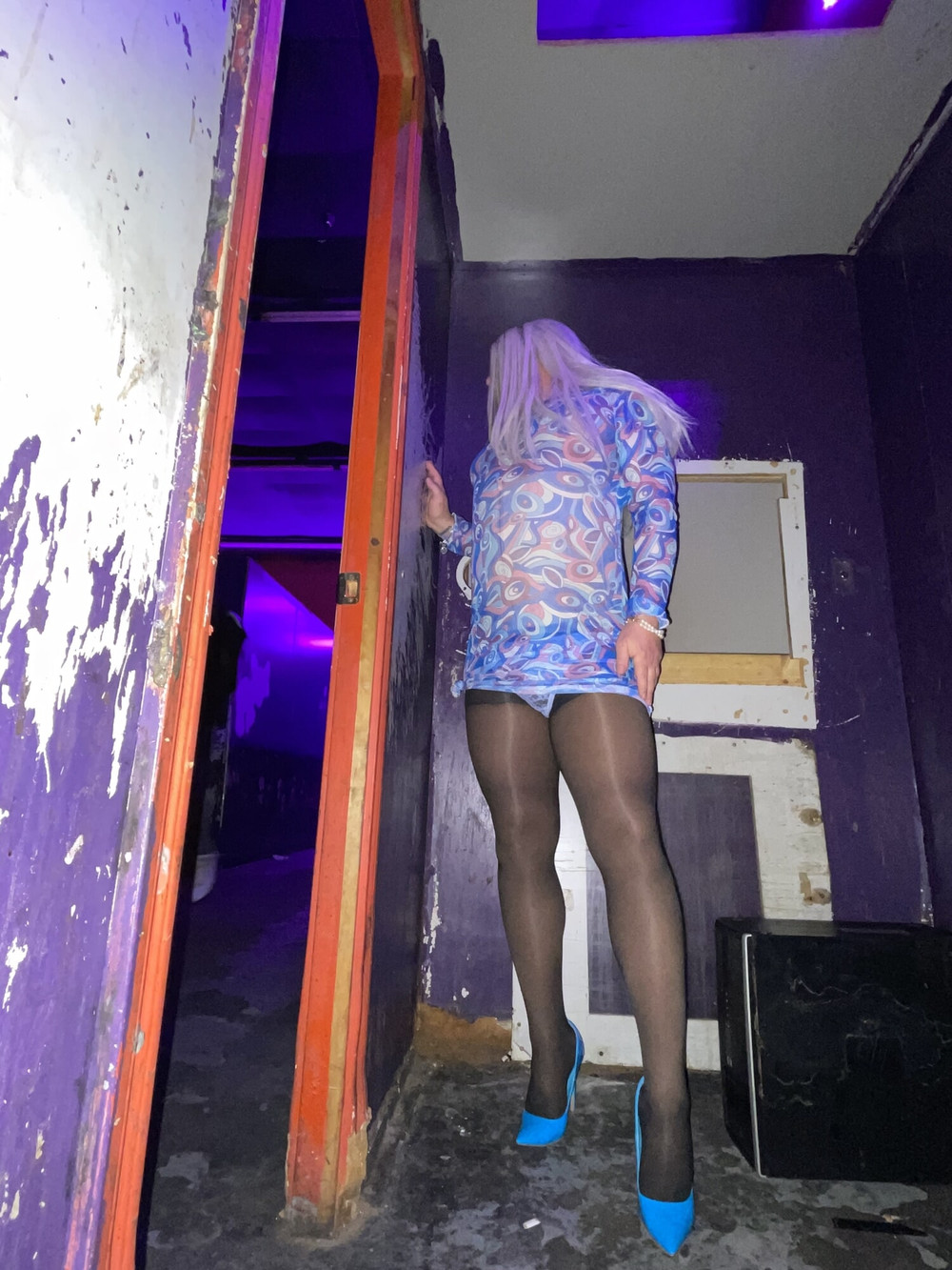 TXPANTYHOSE Crossdresser at the ABS #16