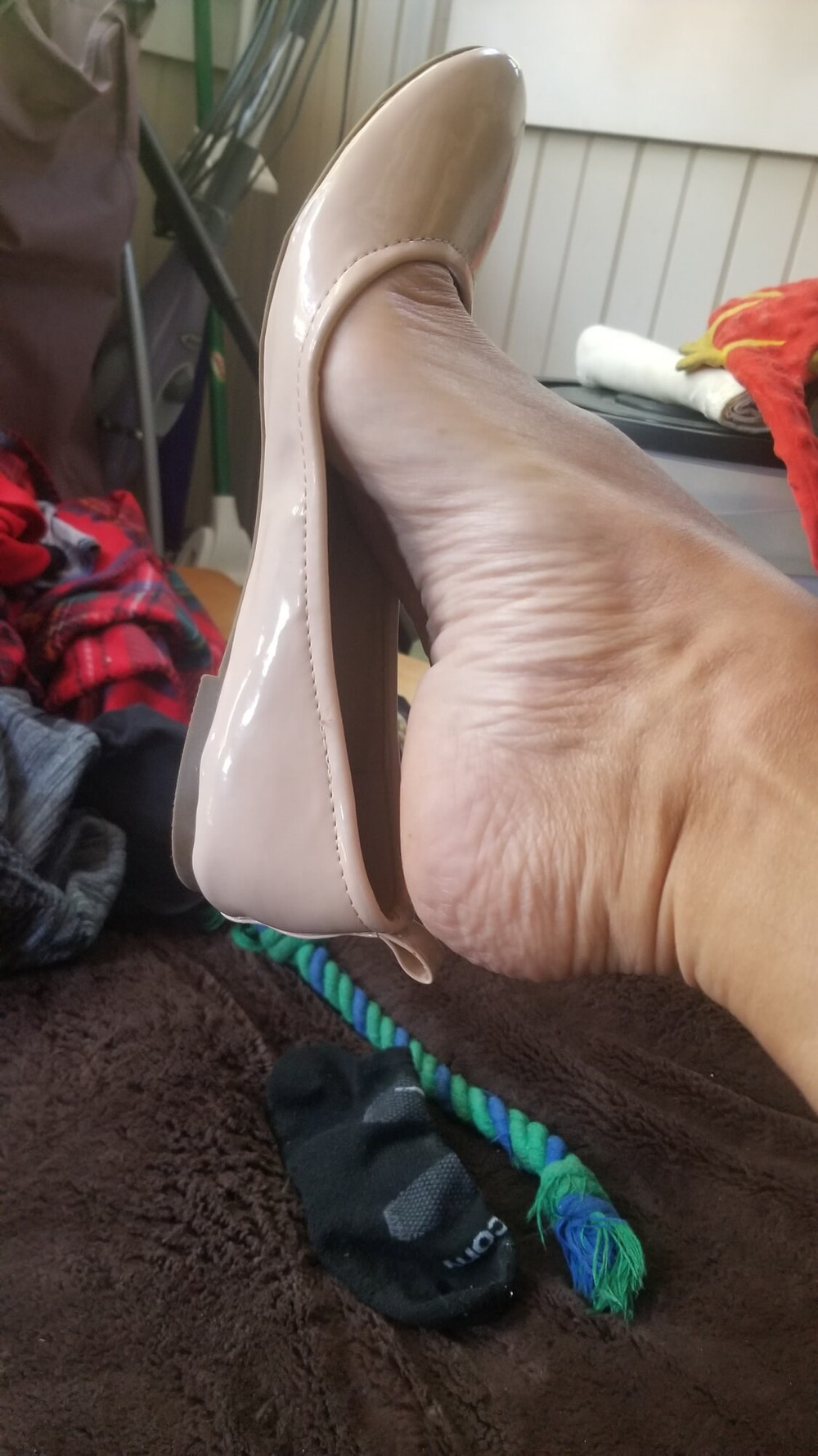 Wearing and Fucking my Girlfriends Shoes #59