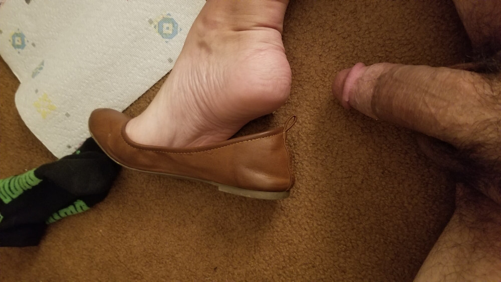 Wearing and Fucking my Girlfriends Shoes #38