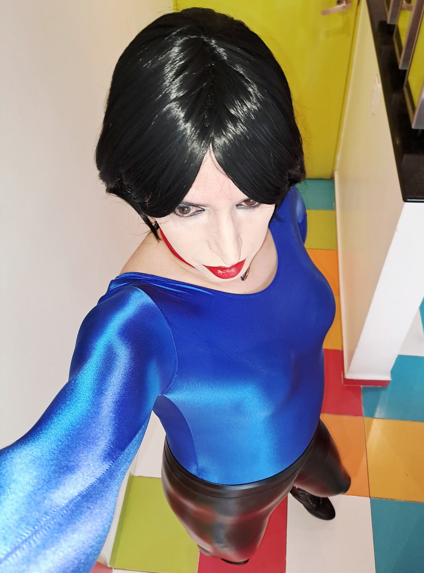 Blue body and black leggins #3