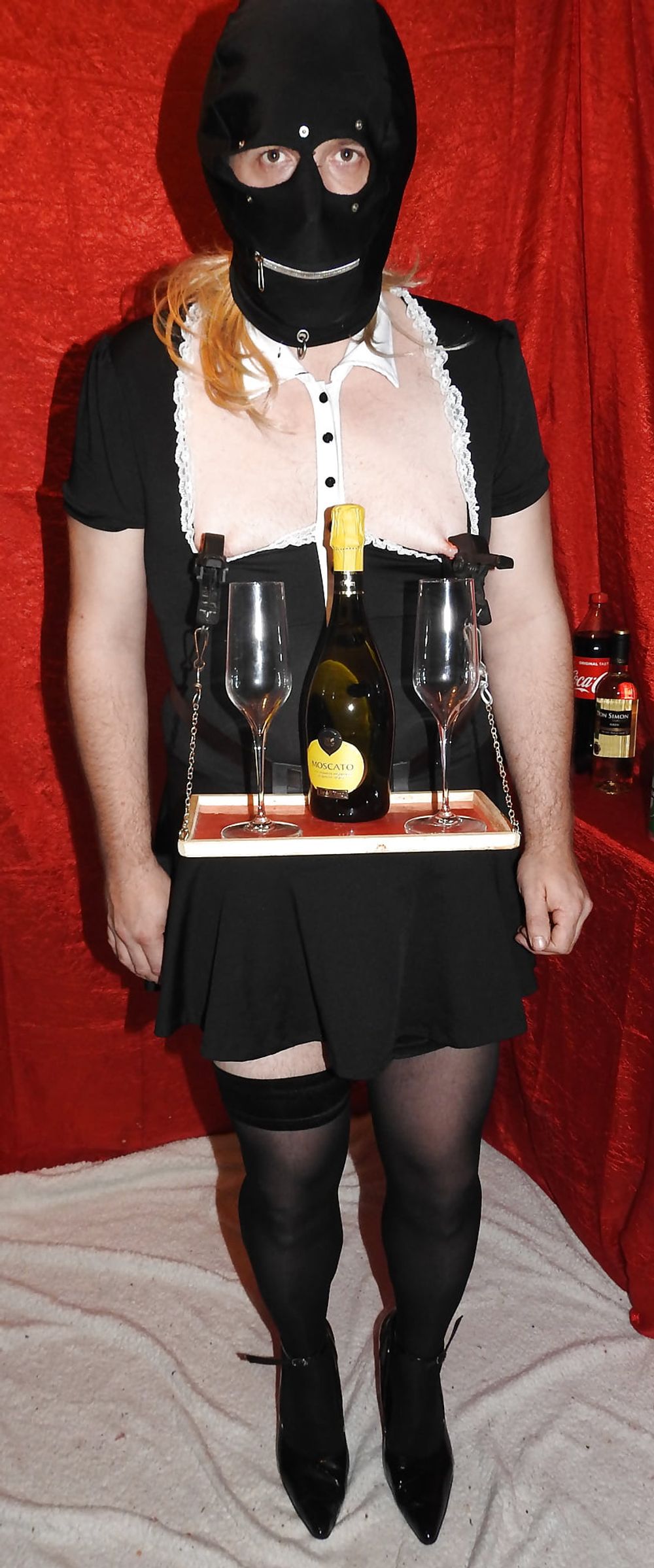 SissyMaid Serve Wine #2