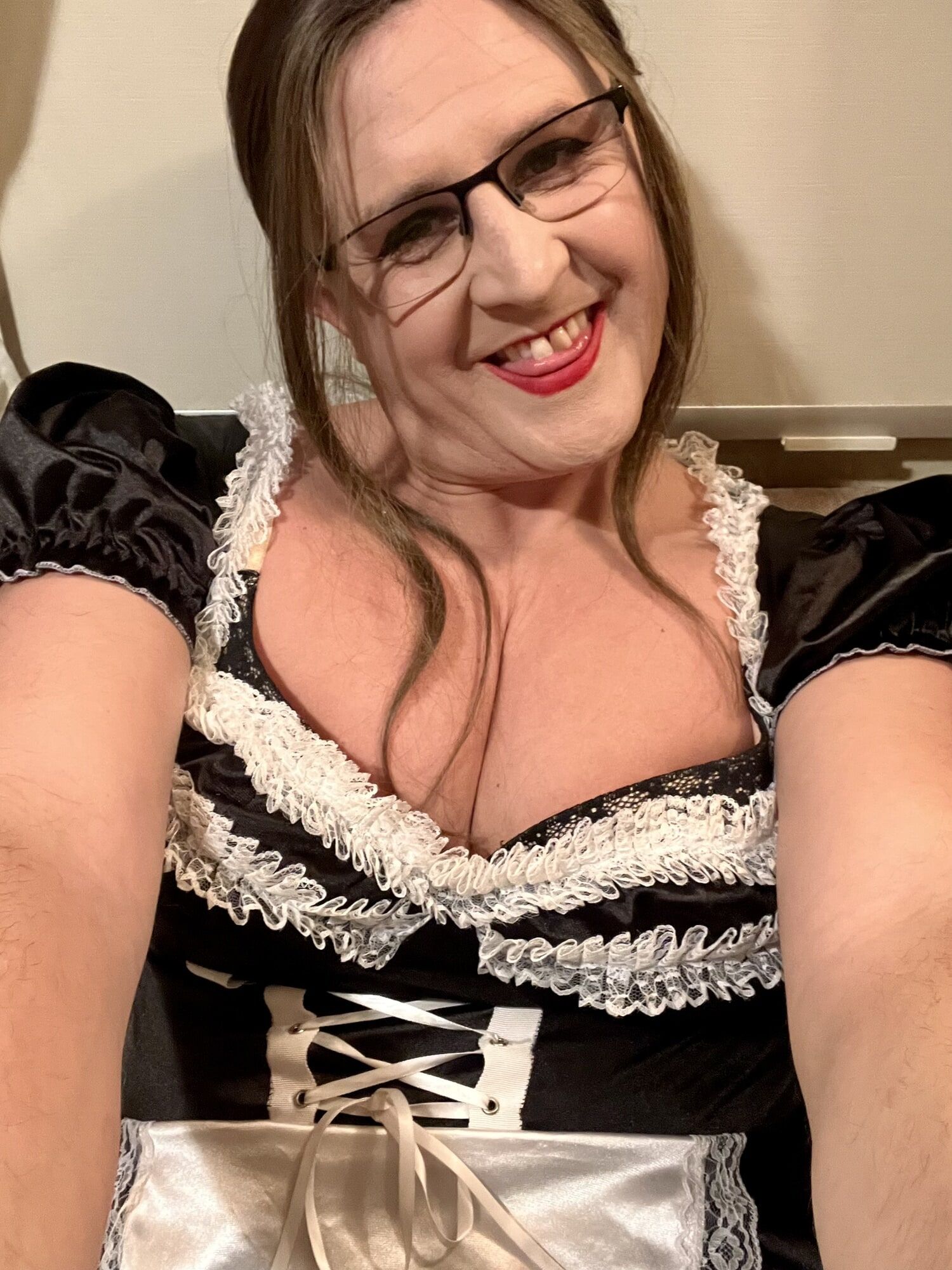Sissy french maid outfit #13