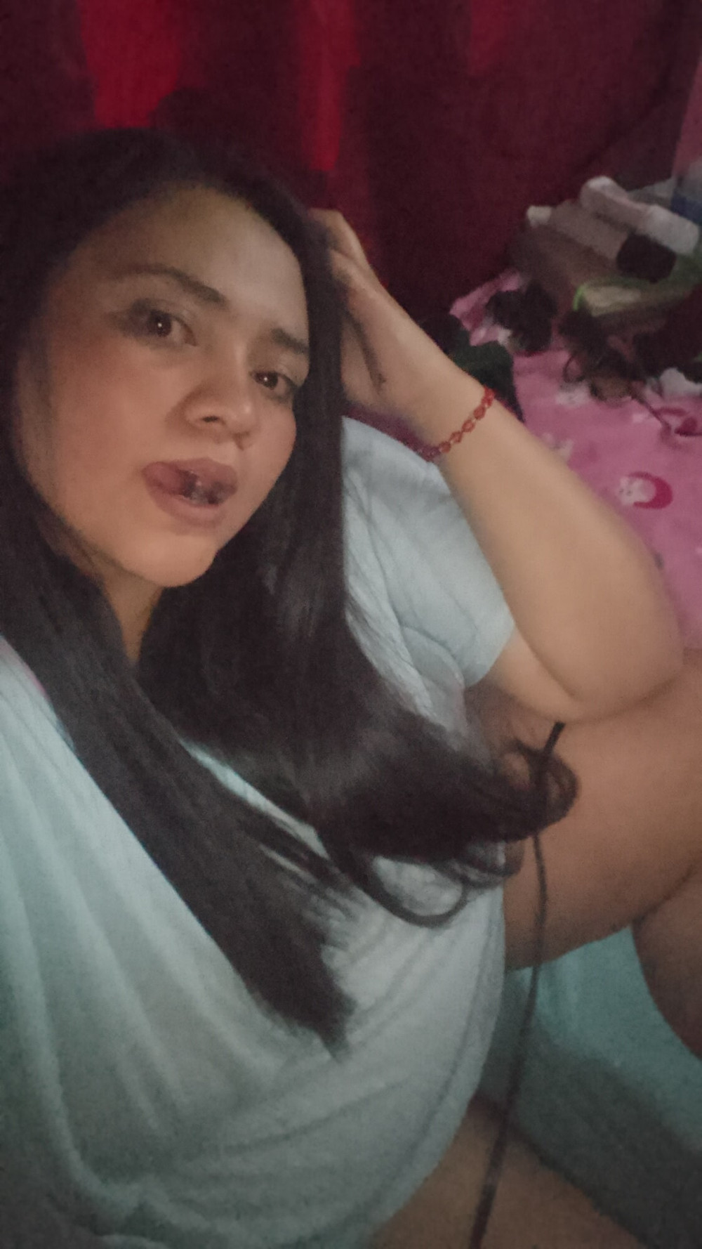 Lista para ir a dormir 