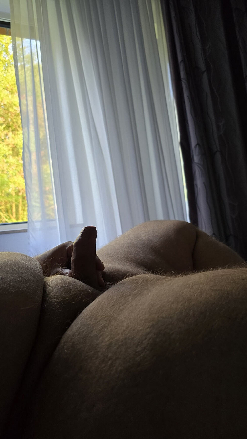 open window next to hiking trail #5