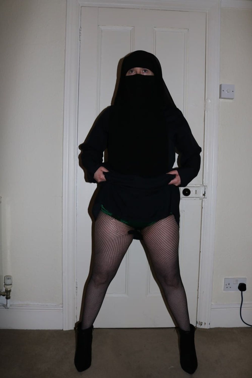 Burqa Niqab Fishnet Pantyhose #11