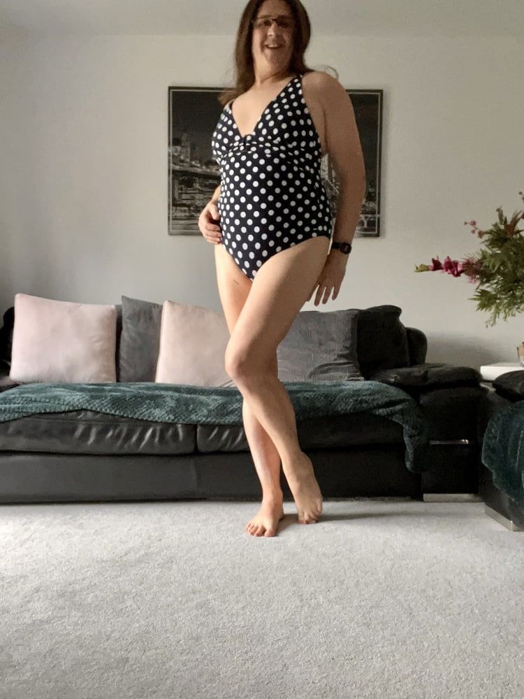 Trying on another new swimsuit  #50
