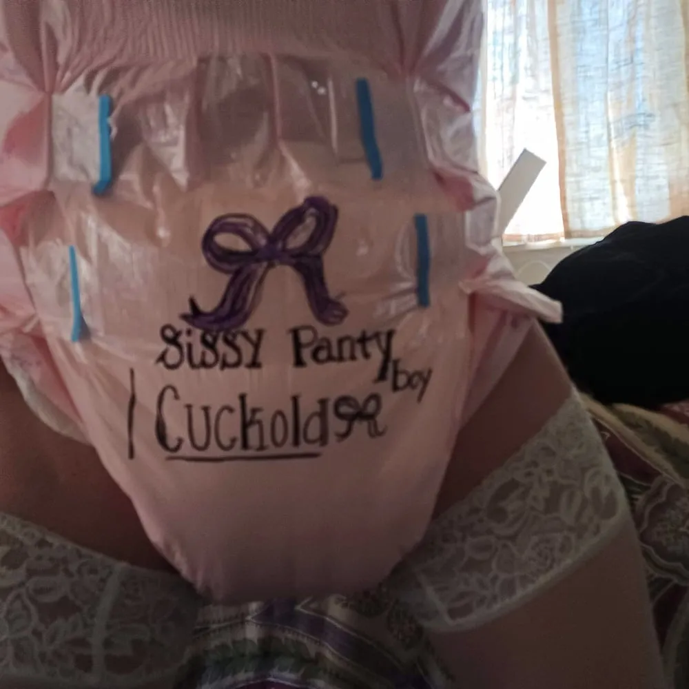 Sissy caged clitty cuckold #6