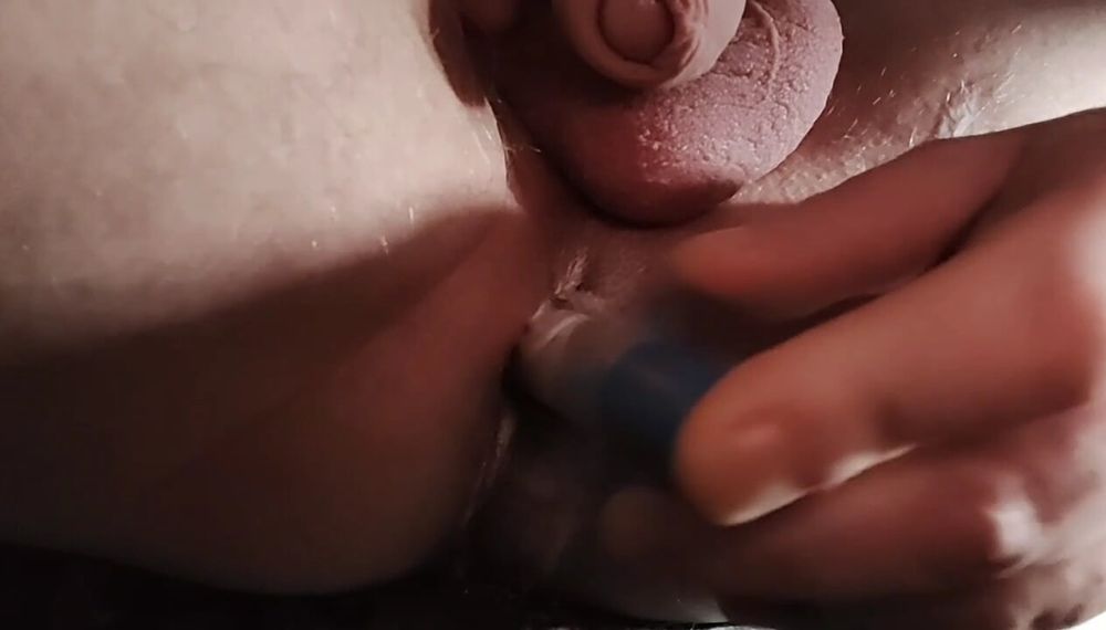 My tight fuck hole fucked extensively with toy