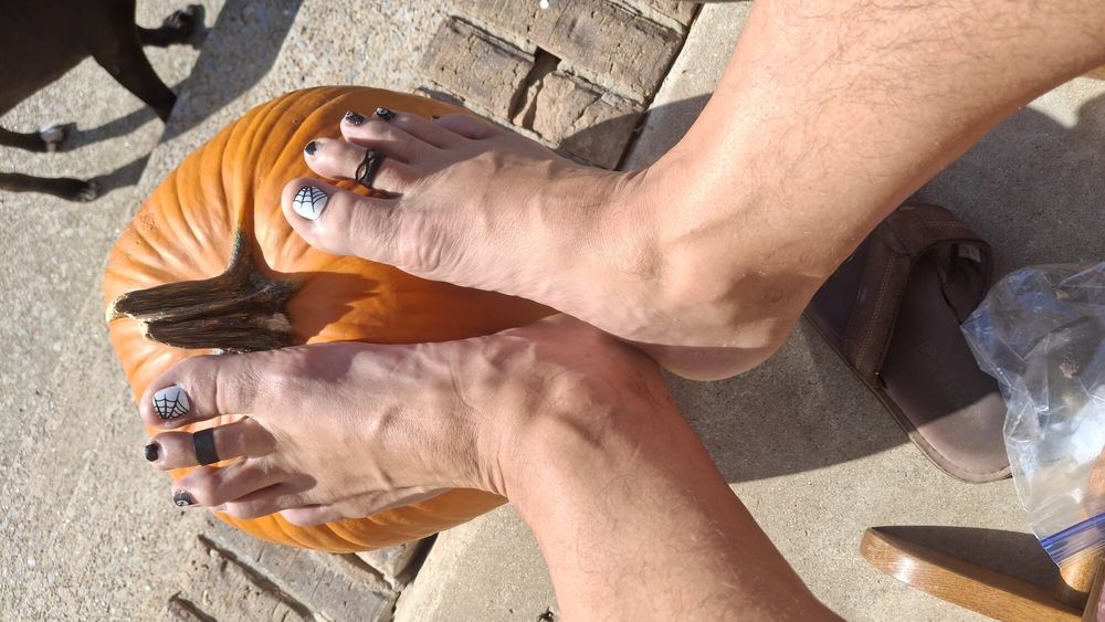 Pumpkins Feet and Cock