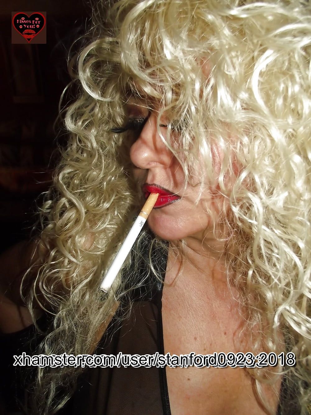 SLUT BLONDE SMOKING #47