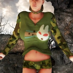 3D Toon in Camaflauge 