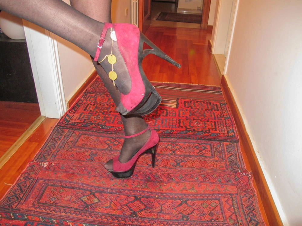 having fun in high heels 12