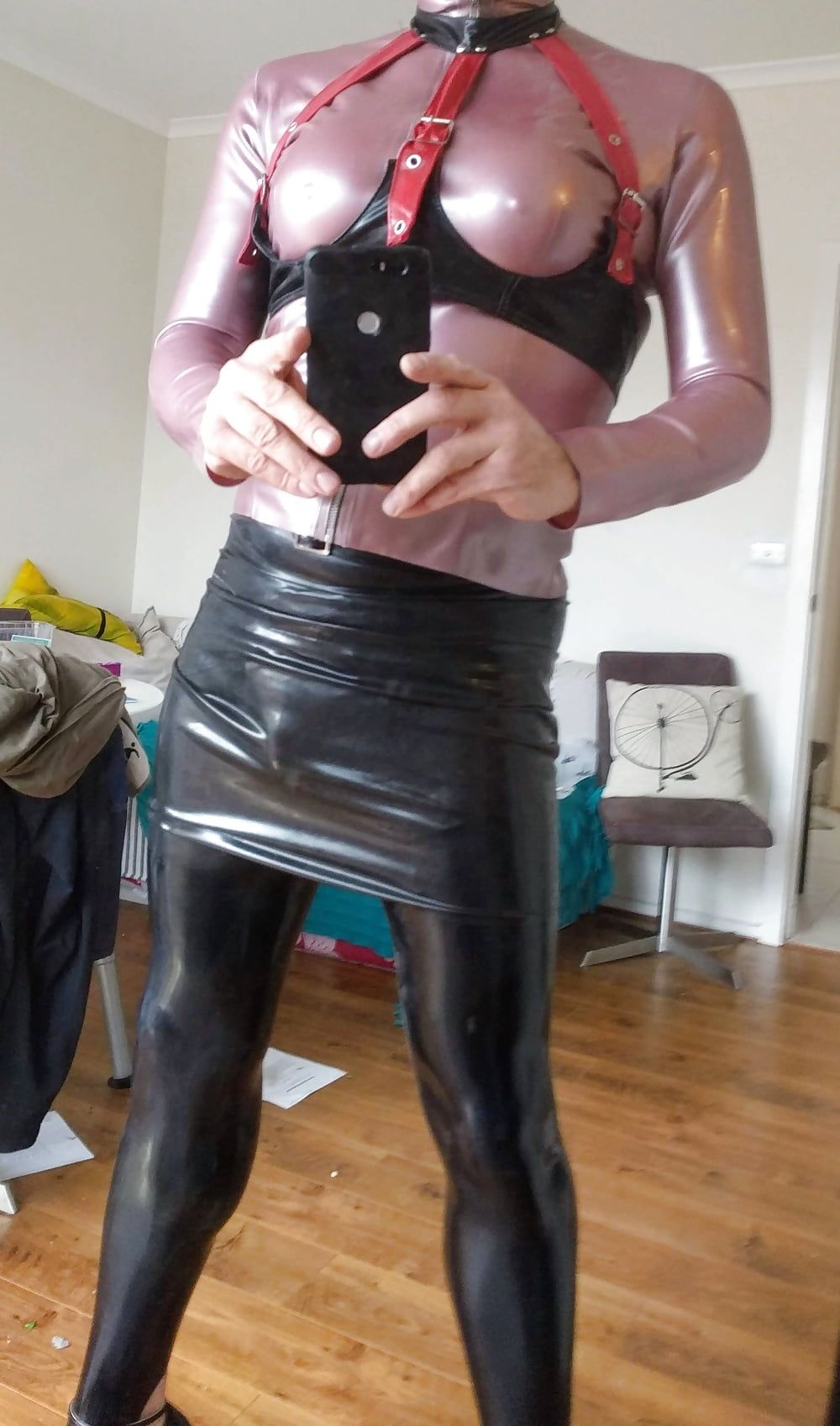 Rose Latex Top - Headless #11