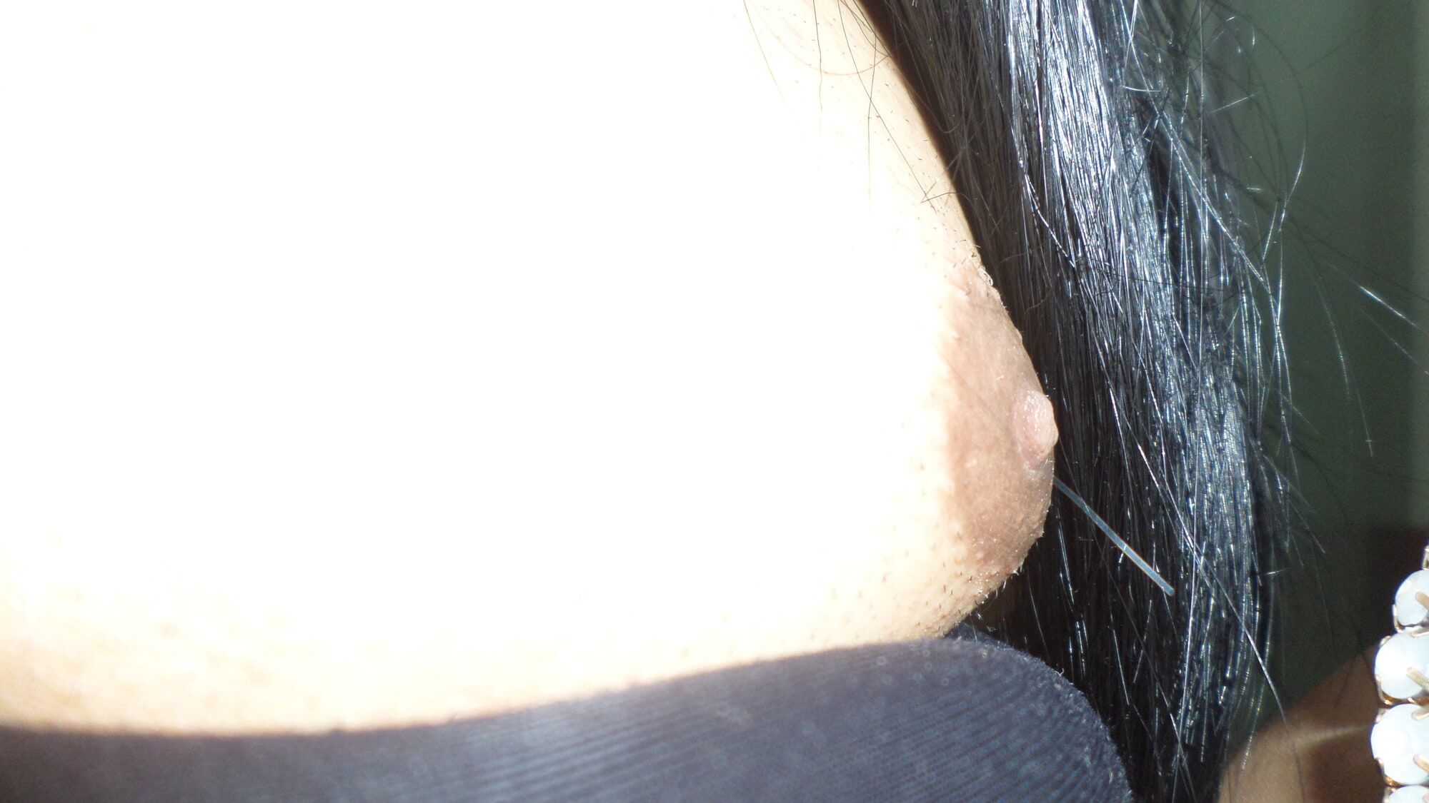 My tiny tits in black bra #2