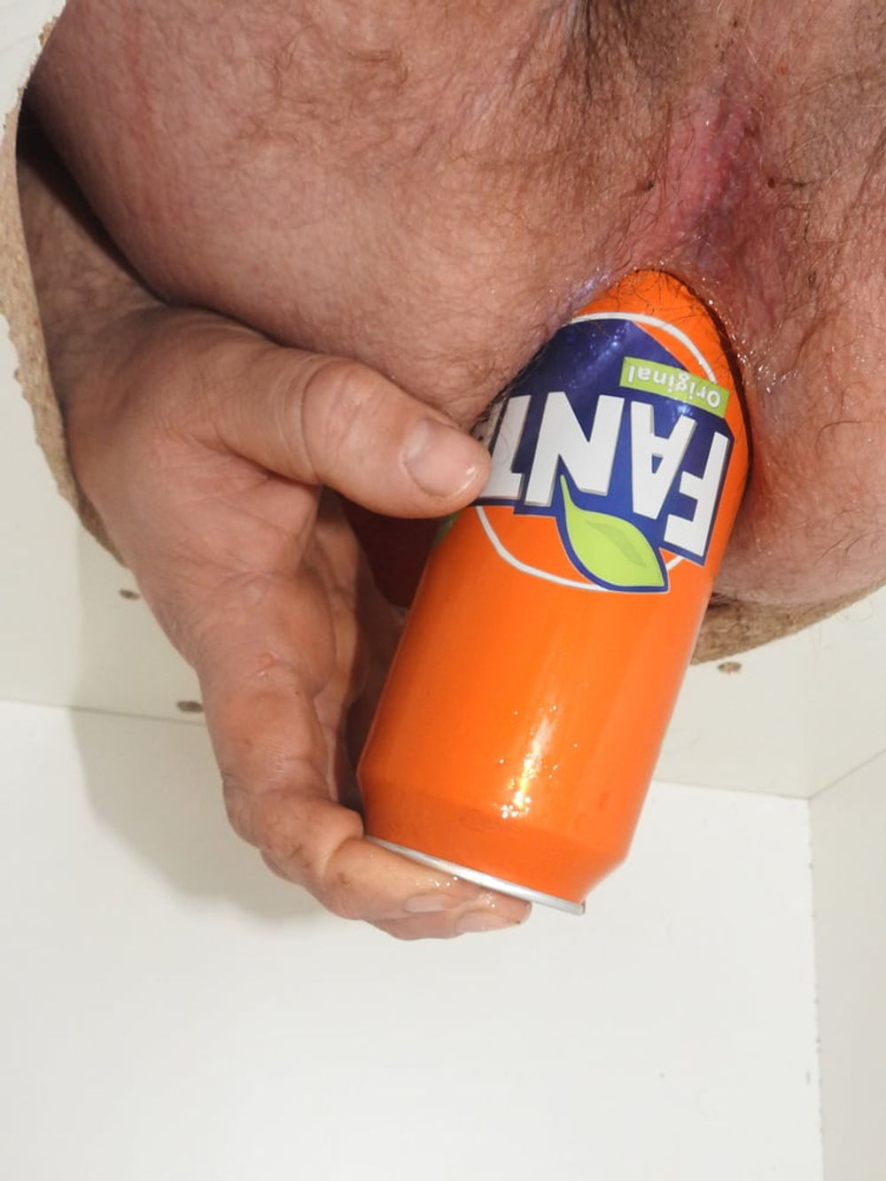 Fanta big can in ass #3