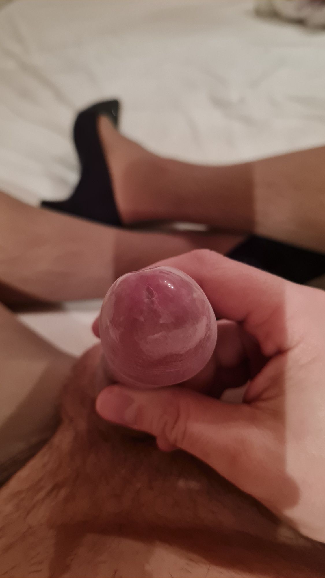 Cock in really tight condom  #8