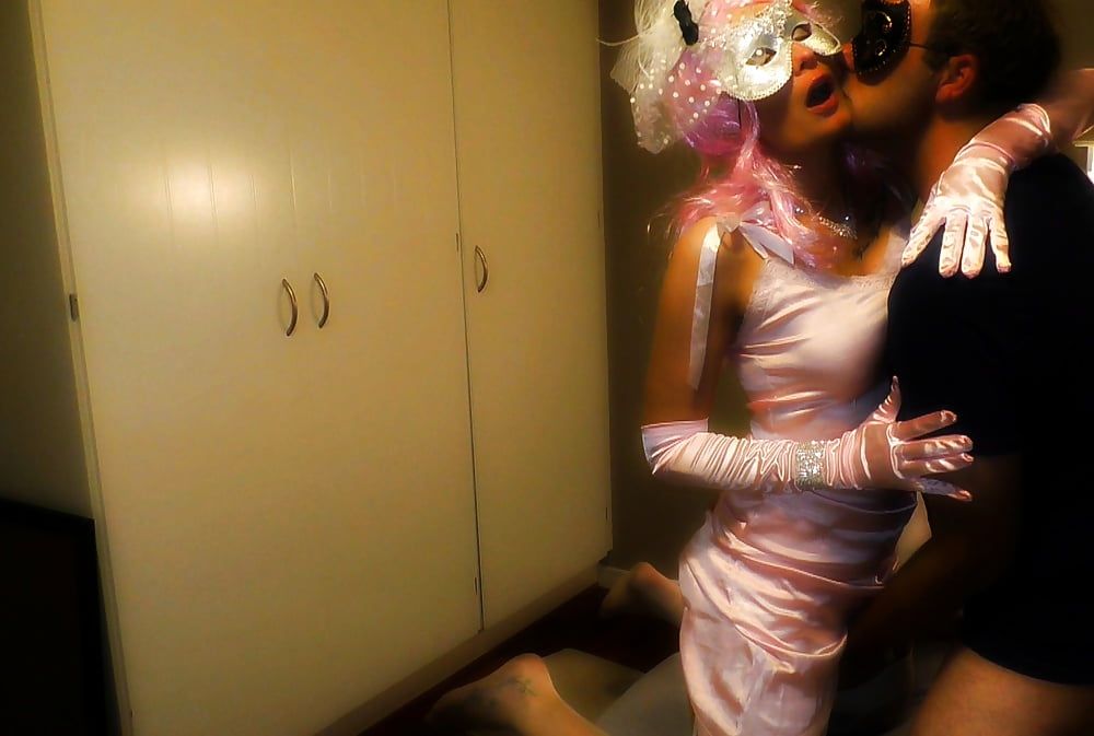 Video stills Dolled up pink satin #8