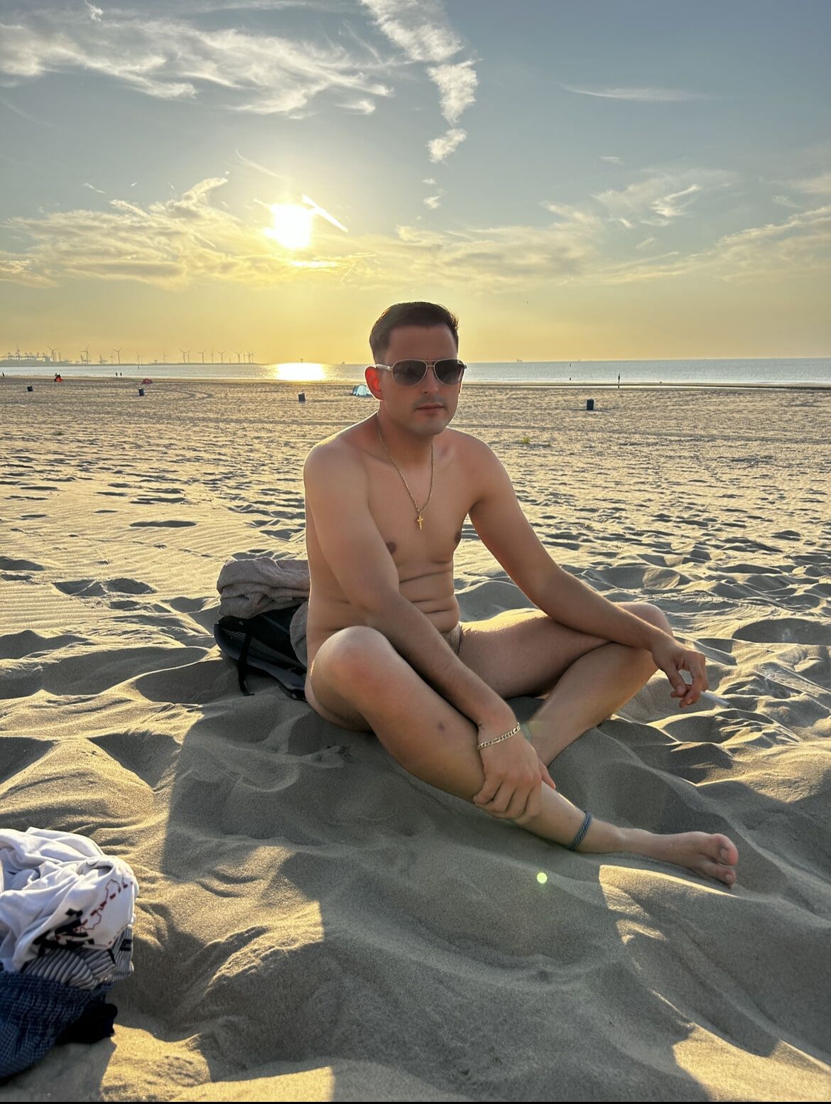  German boy on the nudist beach #3