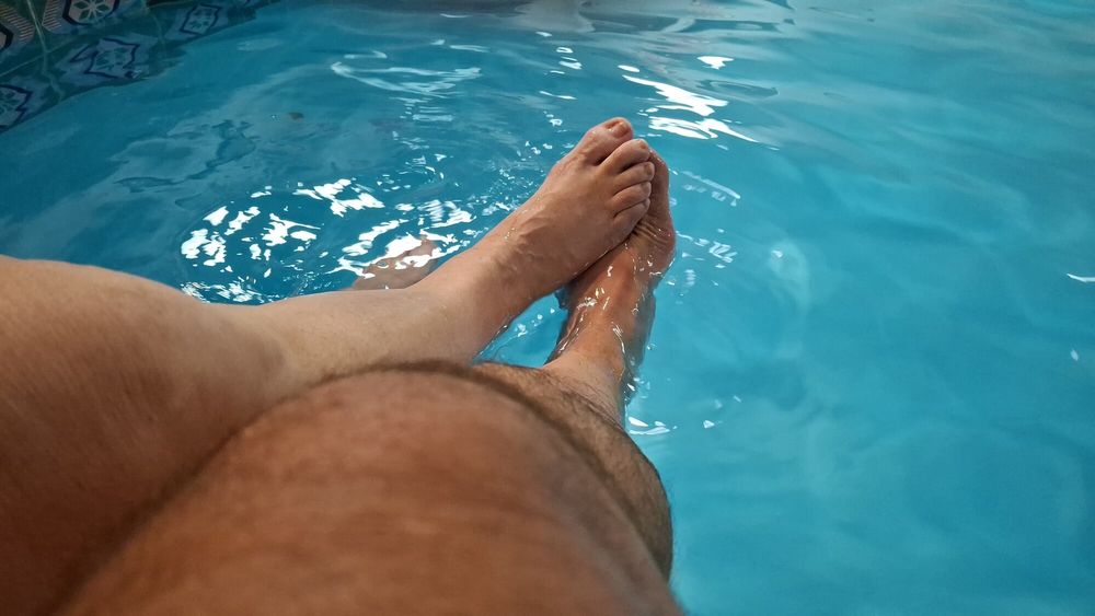 Relaxing at the pool #22