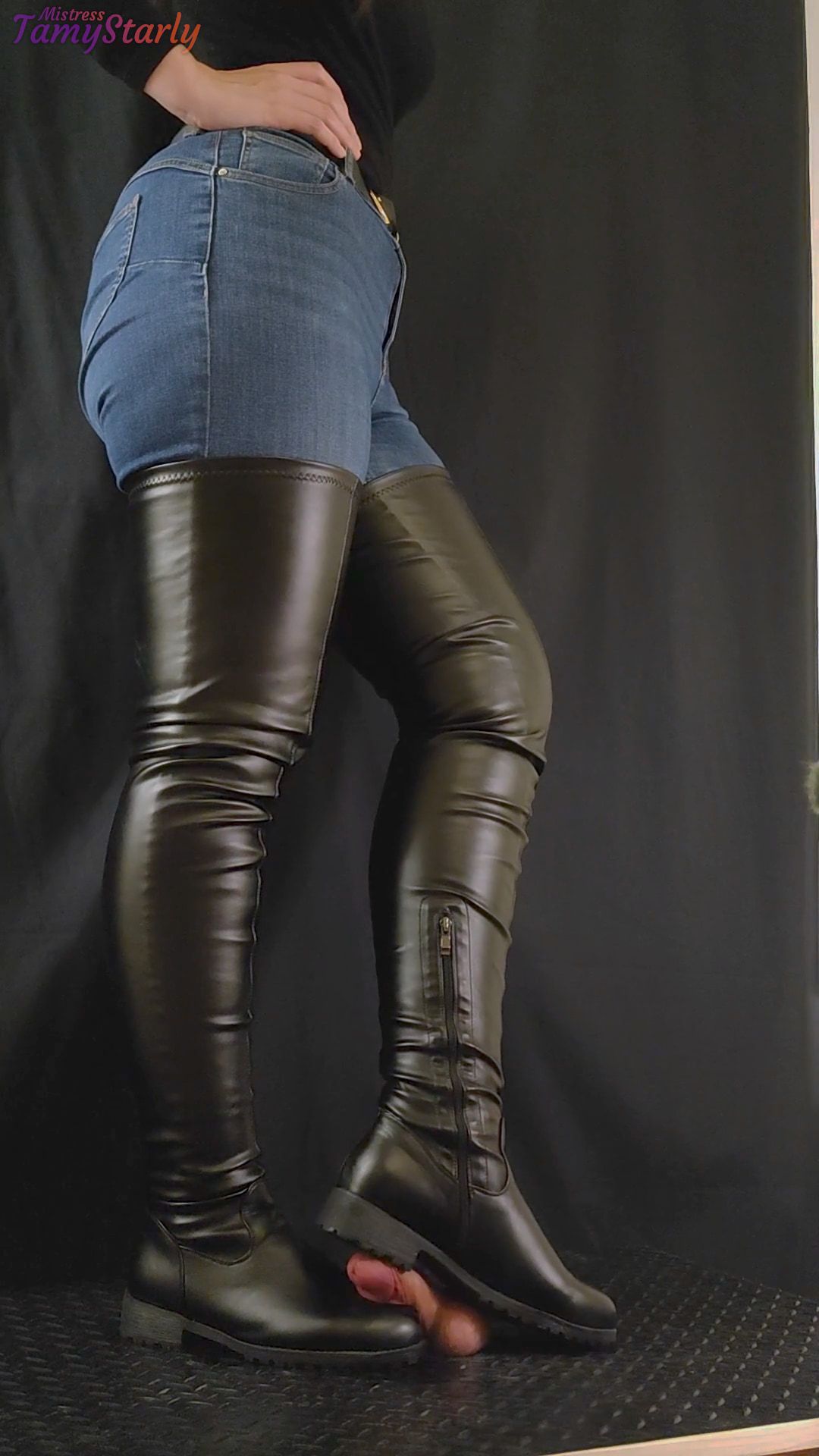 March & Blast in Super Thigh Boots - Ball Stomp, Bootjob #18