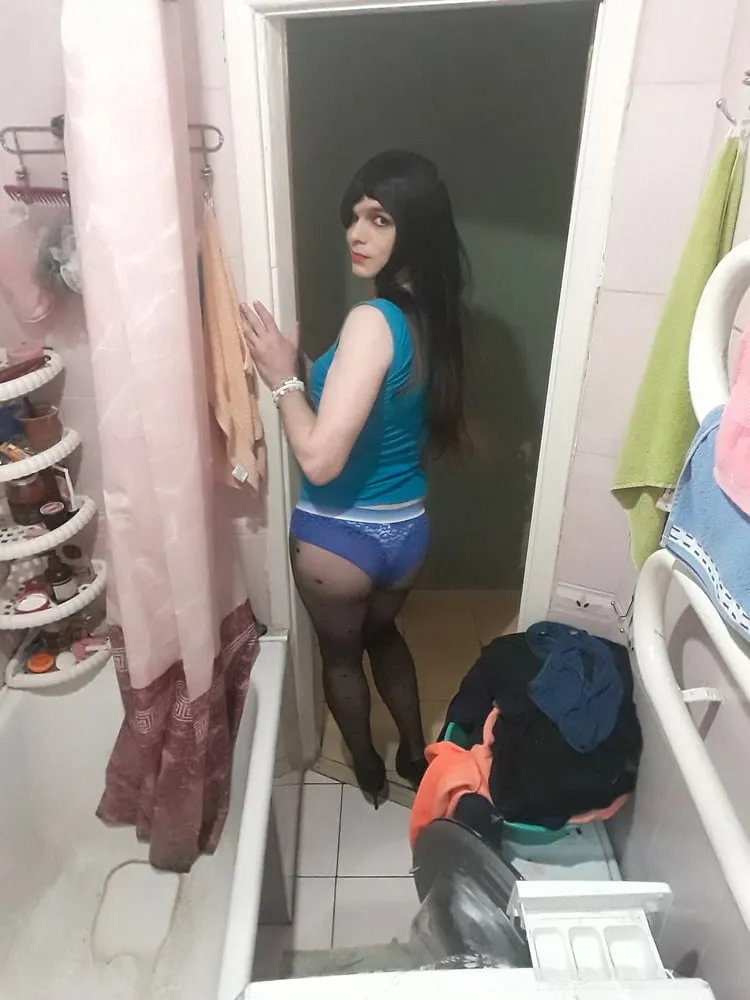 January 2020 - Blue lace panties